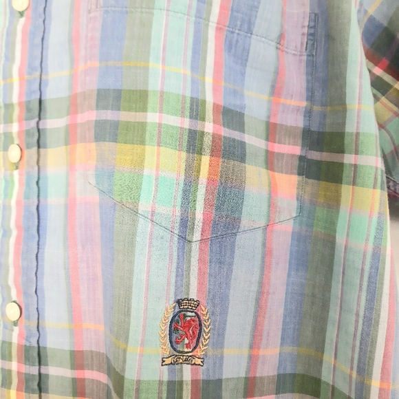 Mens Tommy Hilfiger Shirt Button Down Men Medium - Picture 3 of 6